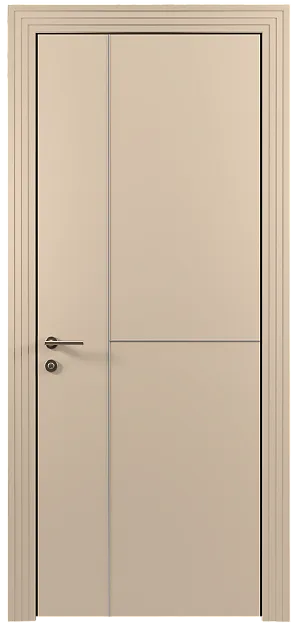 Межкомнатная дверь Tivoli Г-1, цвет - Бежевый Мел эмаль (RAL 075-80-10), Без стекла (ДГ)