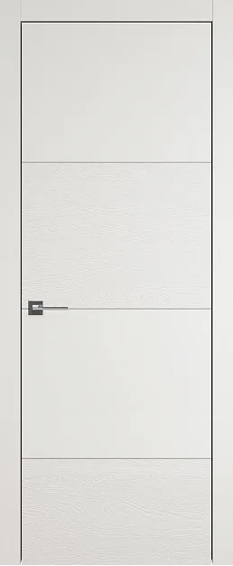 Межкомнатная дверь Tivoli Г-2, цвет - Бежевая эмаль-эмаль по шпону (RAL 9010), Без стекла (ДГ)