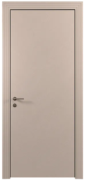 Межкомнатная дверь Tivoli Л-1, цвет - Грязный Белый эмаль по шпону (RAL 070-90-05), Без стекла (ДГ)