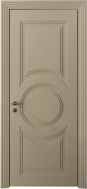 Межкомнатная дверь Ravenna Neo Classic Scalino, цвет - Серое Льняное волокно эмаль (RAL 075-70-10), Без стекла (ДГ)