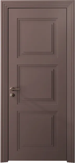 Межкомнатная дверь Millano Neo Classic Scalino, цвет - Серо-Розовый мордовник эмаль (RAL 020-60-05), Без стекла (ДГ)
