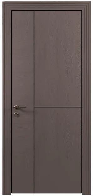 Межкомнатная дверь Tivoli Г-1, цвет - Серо-Розовый мордовник эмаль по шпону (RAL 020-60-05), Без стекла (ДГ)