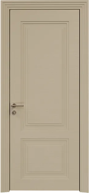 Межкомнатная дверь Dinastia Neo Classic Scalino, цвет - Серое Льняное волокно эмаль по шпону (RAL 075-70-10), Без стекла (ДГ)