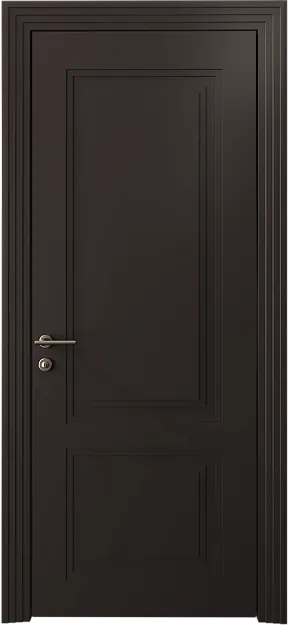 Межкомнатная дверь Dinastia Neo Classic Scalino, цвет - Чёрный Базальт эмаль (RAL 040-30-05), Без стекла (ДГ)