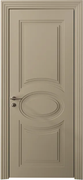 Межкомнатная дверь Florencia Neo Classic Scalino, цвет - Серое Льняное волокно эмаль (RAL 075-70-10), Без стекла (ДГ)