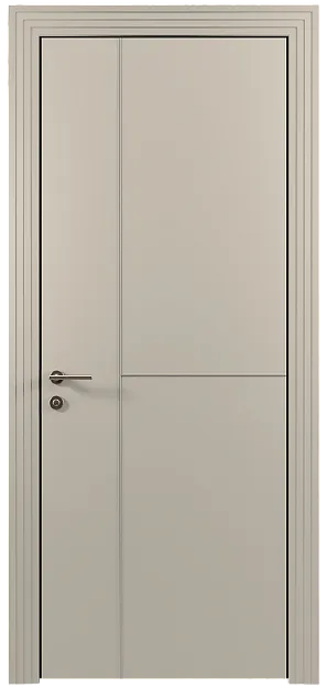 Межкомнатная дверь Tivoli Г-1, цвет - Жемчужная эмаль (RAL 1013), Без стекла (ДГ)
