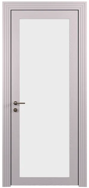 Межкомнатная дверь Tivoli З-1, цвет - Серый Флокс эмаль по шпону (RAL без номера), Со стеклом (ДО)