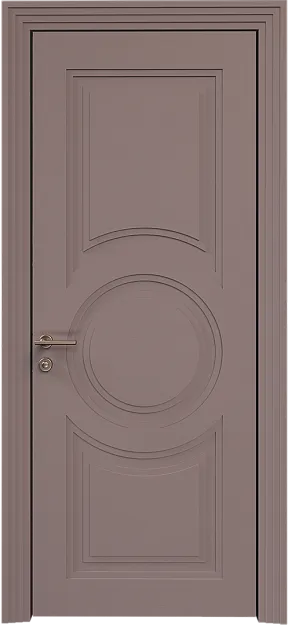 Межкомнатная дверь Ravenna Neo Classic Scalino, цвет - Серо-Розовый мордовник эмаль по шпону (RAL 020-60-05), Без стекла (ДГ)