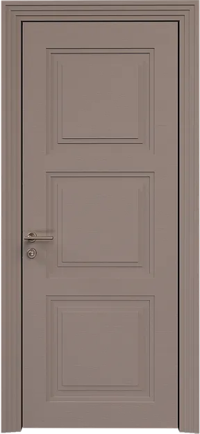 Межкомнатная дверь Millano Neo Classic Scalino, цвет - Теплый Серый эмаль по шпону (RAL 040-60-05), Без стекла (ДГ)