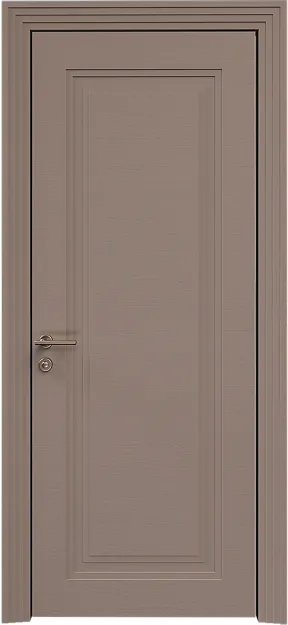 Межкомнатная дверь Domenica Neo Classic Scalino, цвет - Серая стяжка эмаль по шпону (RAL 060-60-05), Без стекла (ДГ)