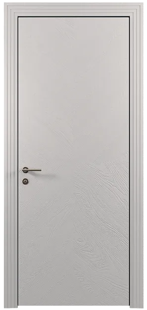 Межкомнатная дверь Tivoli И-1, цвет - Серая эмаль по шпону (RAL 7047), Без стекла (ДГ)