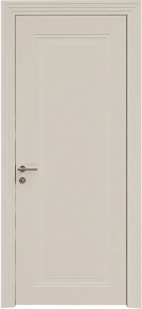 Межкомнатная дверь Domenica Neo Classic Scalino, цвет - Бежевая эмаль по шпону (RAL 9010), Без стекла (ДГ)
