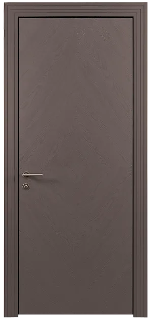 Межкомнатная дверь Tivoli К-1, цвет - Серо-Розовый мордовник эмаль по шпону (RAL 020-60-05), Без стекла (ДГ)