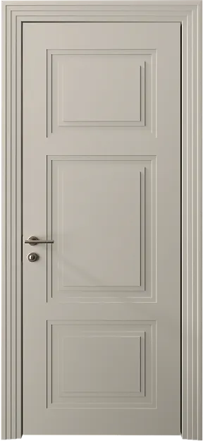 Межкомнатная дверь Siena Neo Classic Scalino, цвет - Жемчужная эмаль (RAL 1013), Без стекла (ДГ)
