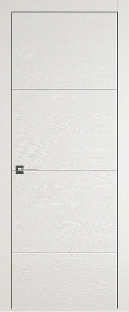 Межкомнатная дверь Tivoli Г-2, цвет - Бежевая эмаль по шпону (RAL 9010), Без стекла (ДГ)