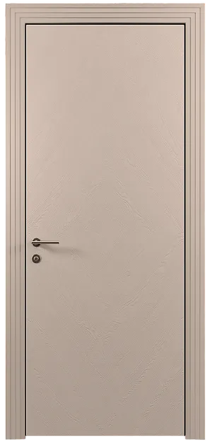Межкомнатная дверь Tivoli К-1, цвет - Грязный Белый эмаль по шпону (RAL 070-90-05), Без стекла (ДГ)
