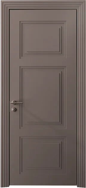 Межкомнатная дверь Siena Neo Classic Scalino, цвет - Теплый Серый эмаль (RAL 040-60-05), Без стекла (ДГ)