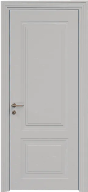 Межкомнатная дверь Dinastia Neo Classic Scalino, цвет - Серая эмаль по шпону (RAL 7047), Без стекла (ДГ)