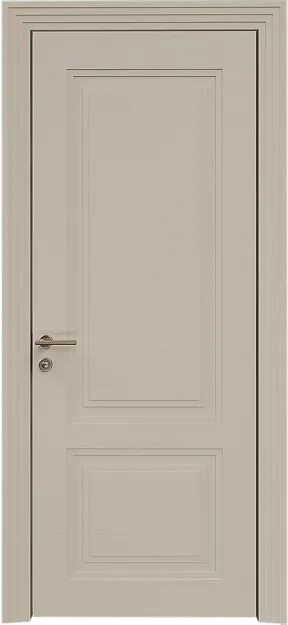 Межкомнатная дверь Dinastia Neo Classic Scalino, цвет - Жемчужная эмаль по шпону (RAL 1013), Без стекла (ДГ)