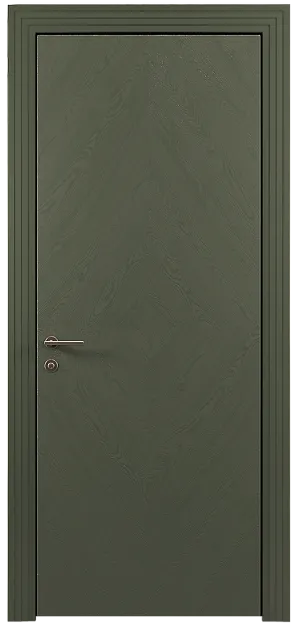 Межкомнатная дверь Tivoli К-1, цвет - Серый Мох эмаль (RAL 7003), Без стекла (ДГ)
