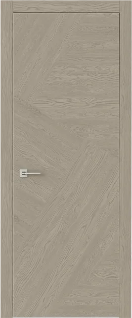 Межкомнатная дверь Tivoli М-1, цвет - Дуб муар, Без стекла (ДГ)