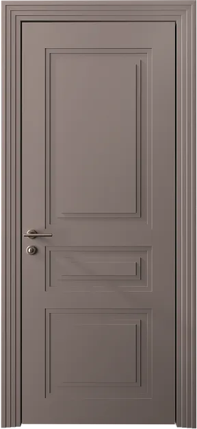 Межкомнатная дверь Imperia-R Neo Classic Scalino, цвет - Серая стяжка эмаль (RAL 060-60-05), Без стекла (ДГ)