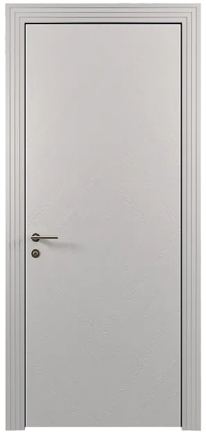 Межкомнатная дверь Tivoli К-1, цвет - Серая эмаль по шпону (RAL 7047), Без стекла (ДГ)