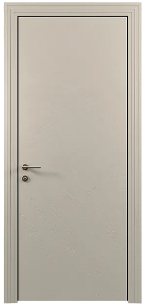 Межкомнатная дверь Tivoli М-1, цвет - Жемчужная эмаль по шпону (RAL 1013), Без стекла (ДГ)