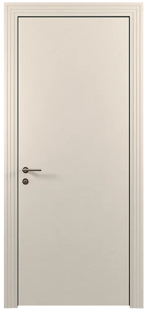 Межкомнатная дверь Tivoli Л-1, цвет - Бежевая эмаль по шпону (RAL 9010), Без стекла (ДГ)