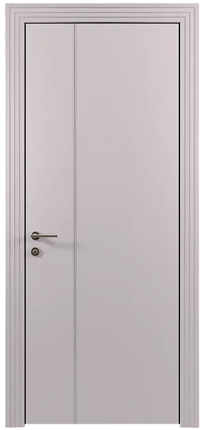 Межкомнатная дверь Tivoli В-1, цвет - Серый Флокс эмаль по шпону (RAL без номера), Без стекла (ДГ)