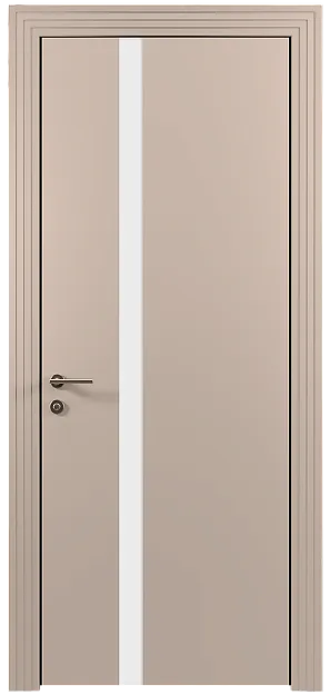 Межкомнатная дверь Tivoli Д-1, цвет - Грязный Белый эмаль (RAL 070-90-05), Без стекла (ДГ)