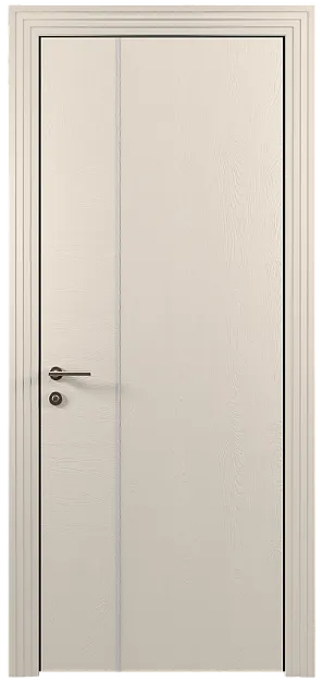 Межкомнатная дверь Tivoli В-1, цвет - Бежевая эмаль по шпону (RAL 9010), Без стекла (ДГ)