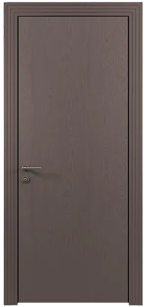 Межкомнатная дверь Tivoli А-1, цвет - Серо-Розовый мордовник эмаль по шпону (RAL 020-60-05), Без стекла (ДГ)