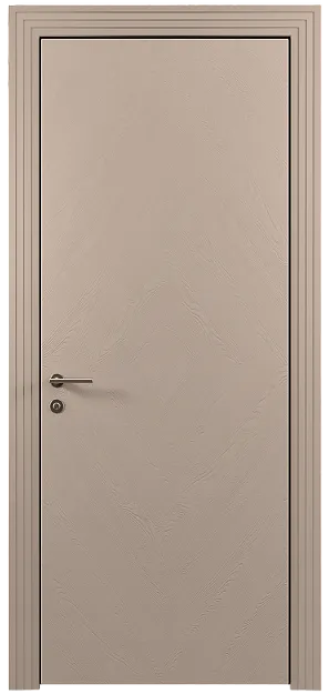 Межкомнатная дверь Tivoli К-1, цвет - Бежевое Ядро Миндаля эмаль по шпону (RAL 070-85-05), Без стекла (ДГ)