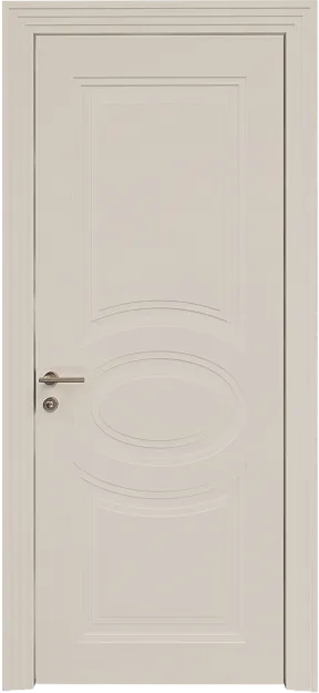 Межкомнатная дверь Florencia Neo Classic Scalino, цвет - Бежевая эмаль по шпону (RAL 9010), Без стекла (ДГ)