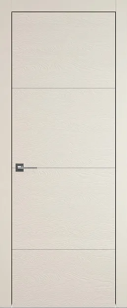 Межкомнатная дверь Tivoli Г-2, цвет - Жемчужная эмаль по шпону (RAL 1013), Без стекла (ДГ)