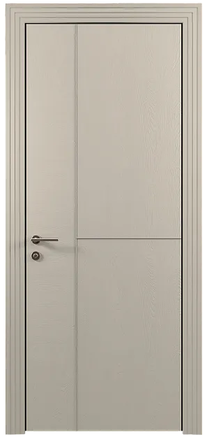 Межкомнатная дверь Tivoli Г-1, цвет - Жемчужная эмаль по шпону (RAL 1013), Без стекла (ДГ)