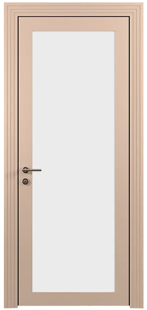 Межкомнатная дверь Tivoli З-1, цвет - Серый цемент эмаль (RAL 060-70-10), Со стеклом (ДО)