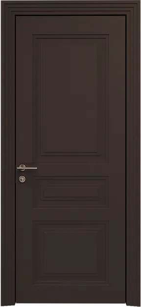 Межкомнатная дверь Imperia-R Neo Classic Scalino, цвет - Чёрный Базальт эмаль по шпону (RAL 040-30-05), Без стекла (ДГ)
