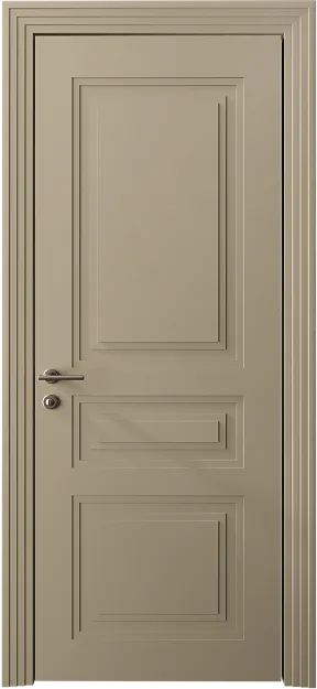 Межкомнатная дверь Imperia-R Neo Classic Scalino, цвет - Серое Льняное волокно эмаль (RAL 075-70-10), Без стекла (ДГ)