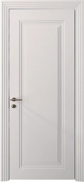 Межкомнатная дверь Domenica Neo Classic Scalino, цвет - Белая эмаль (RAL 9003), Без стекла (ДГ)