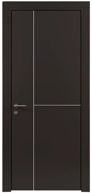 Межкомнатная дверь Tivoli Г-1, цвет - Теплый Серый эмаль (RAL 040-60-05), Без стекла (ДГ)