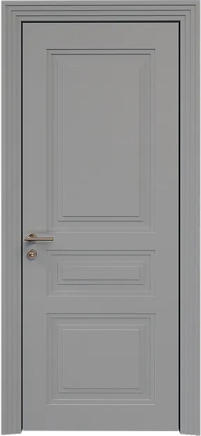 Межкомнатная дверь Imperia-R Neo Classic Scalino, цвет - Серая эмаль по шпону (RAL 7047), Без стекла (ДГ)