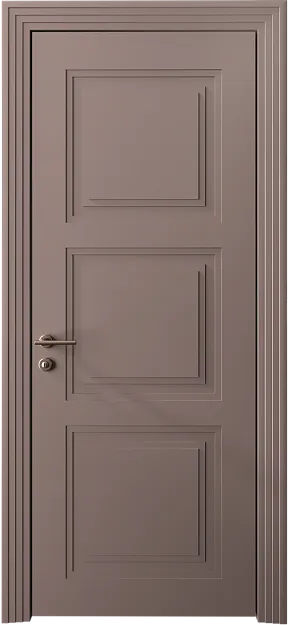 Межкомнатная дверь Millano Neo Classic Scalino, цвет - Серая стяжка эмаль (RAL 060-60-05), Без стекла (ДГ)