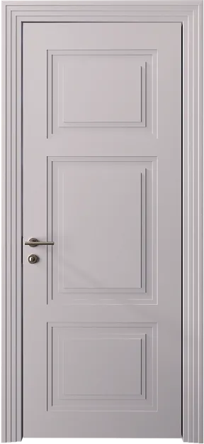 Межкомнатная дверь Siena Neo Classic Scalino, цвет - Серый Флокс эмаль (RAL без номера), Без стекла (ДГ)