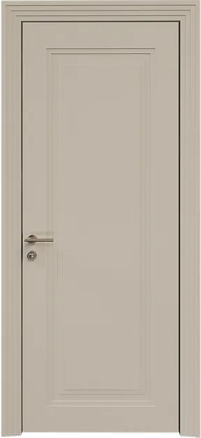 Межкомнатная дверь Domenica Neo Classic Scalino, цвет - Жемчужная эмаль по шпону (RAL 1013), Без стекла (ДГ)