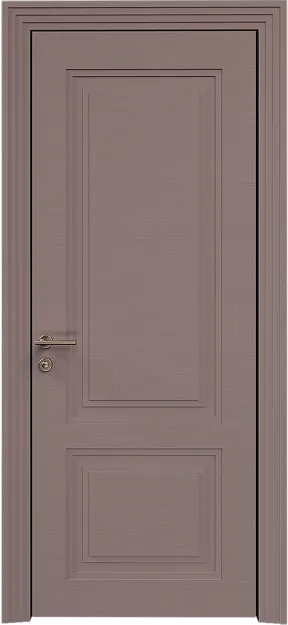 Межкомнатная дверь Dinastia Neo Classic Scalino, цвет - Серо-Розовый мордовник эмаль по шпону (RAL 020-60-05), Без стекла (ДГ)