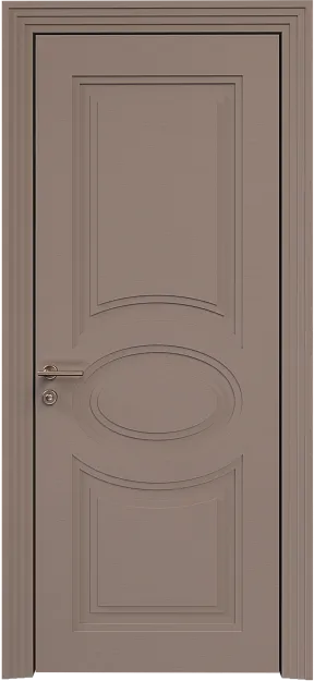 Межкомнатная дверь Florencia Neo Classic Scalino, цвет - Серая стяжка эмаль по шпону (RAL 060-60-05), Без стекла (ДГ)