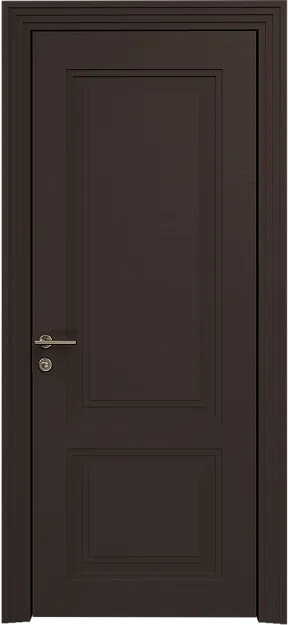 Межкомнатная дверь Dinastia Neo Classic Scalino, цвет - Чёрный Базальт эмаль по шпону (RAL 040-30-05), Без стекла (ДГ)