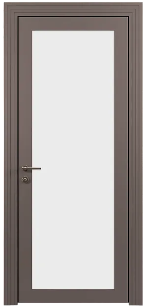 Межкомнатная дверь Tivoli З-1, цвет - Теплый Серый эмаль (RAL 040-60-05), Со стеклом (ДО)